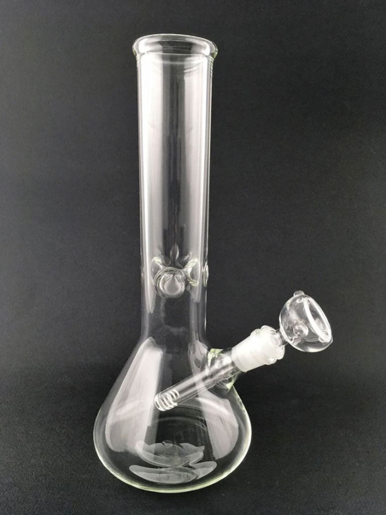 Beaker Bottom Water Pipe with Ice Pinch Small