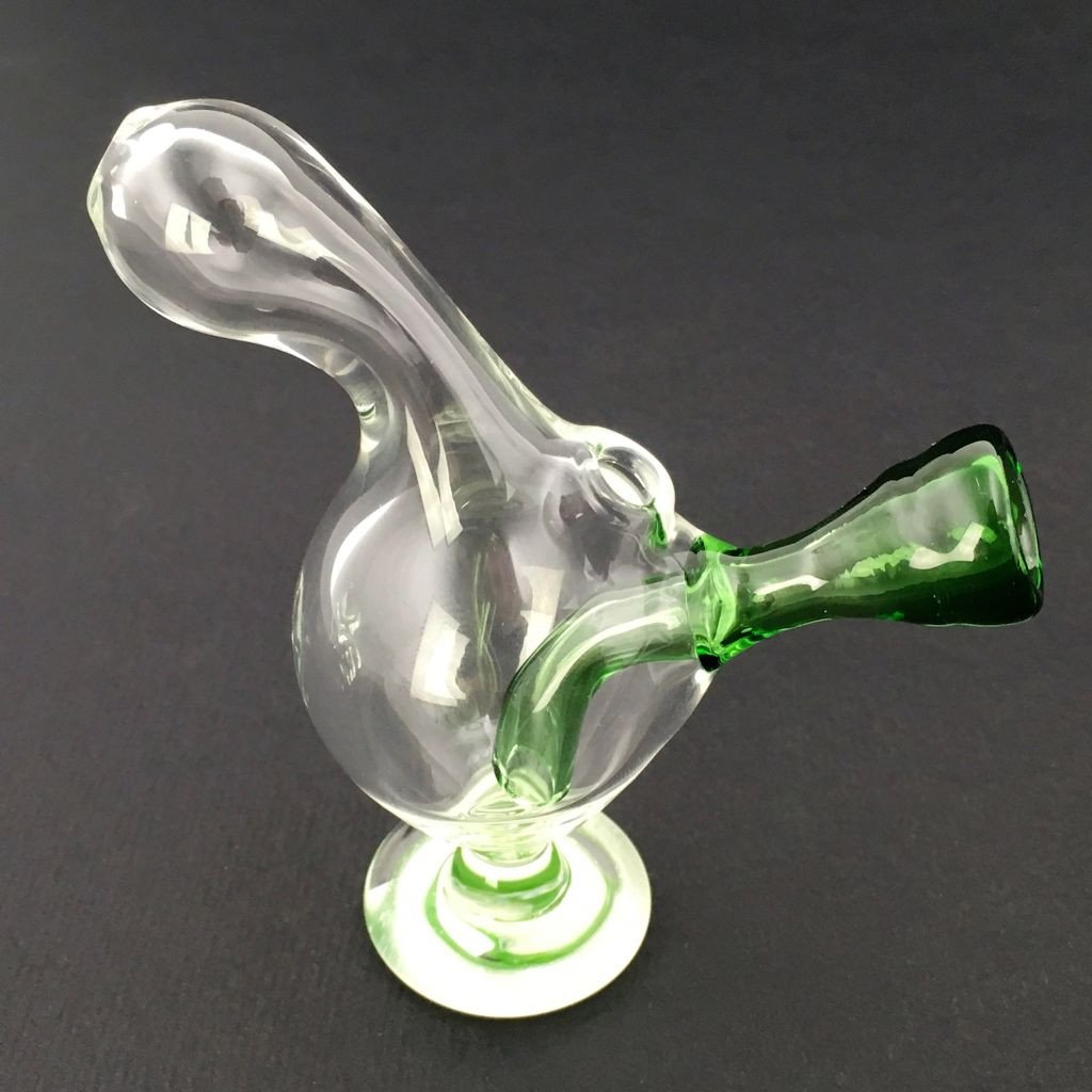 Blunt And Joint Cone Bubbler Pipe Green