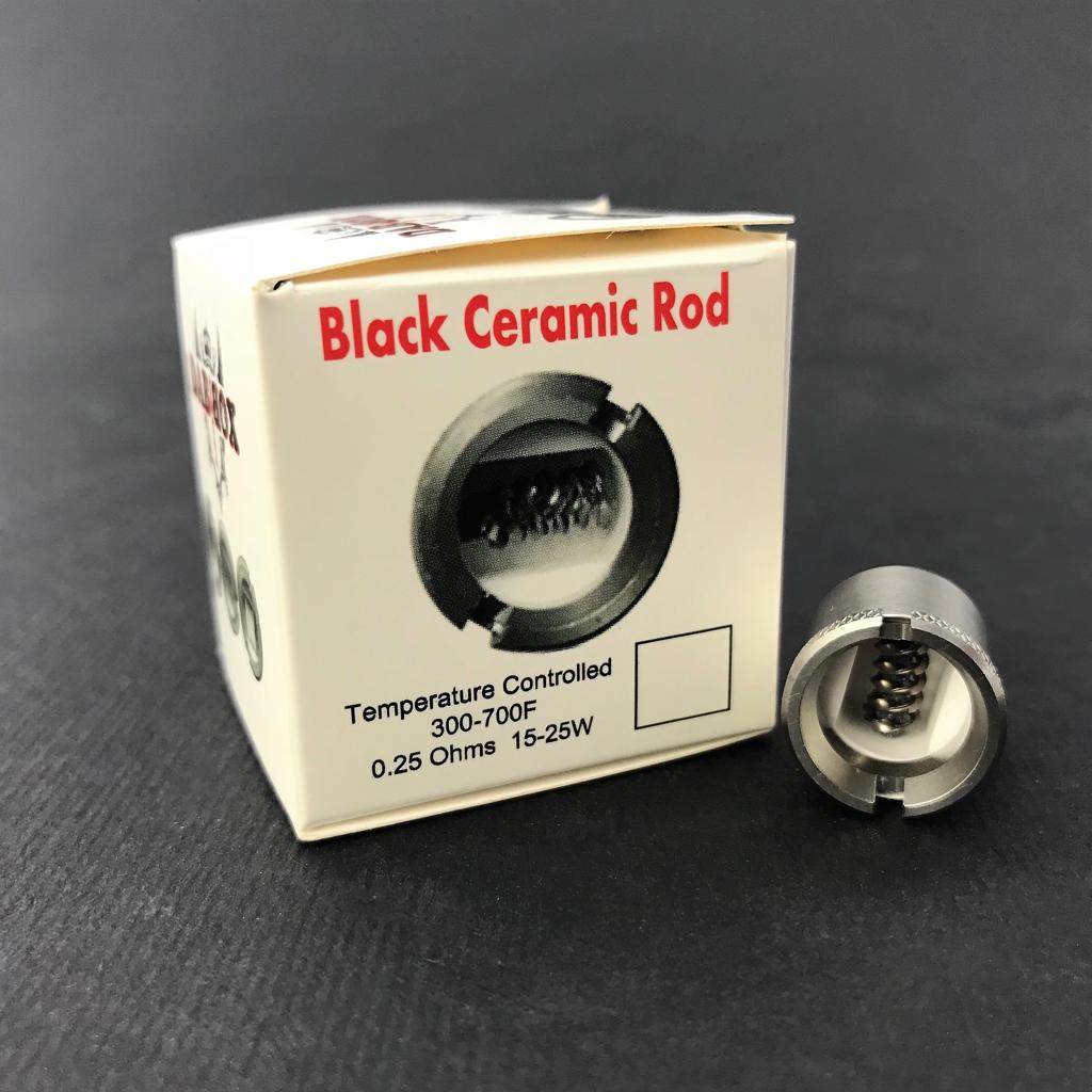 Dab Box Crest Replacement Coils Black Ceramic Rod