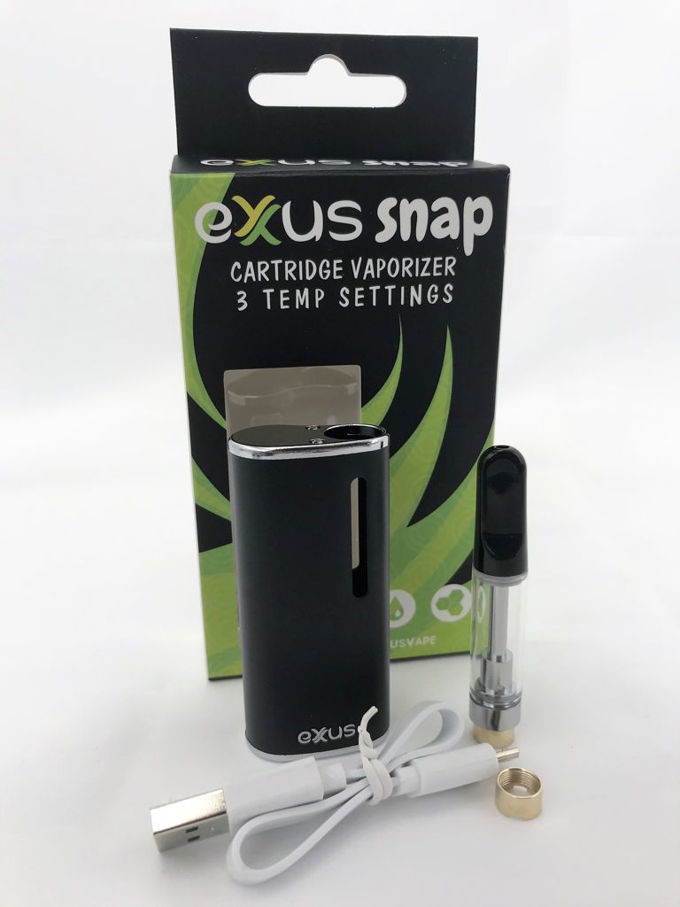 Exxus Snap Cartridge Vaporizer Battery Black