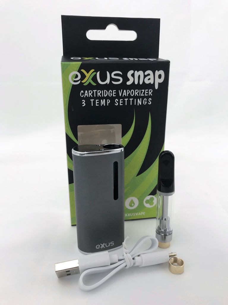 Exxus Snap Cartridge Vaporizer Battery Grey