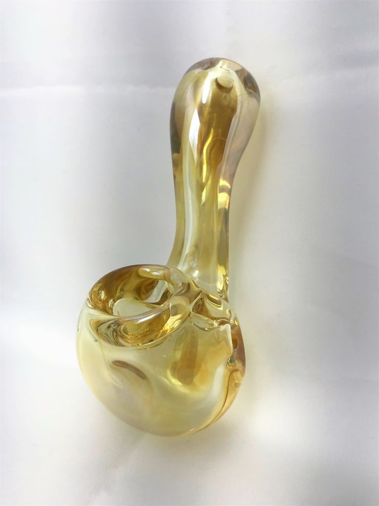 Fumed Sherlock Hand Pipe By Fungal Frequency Side