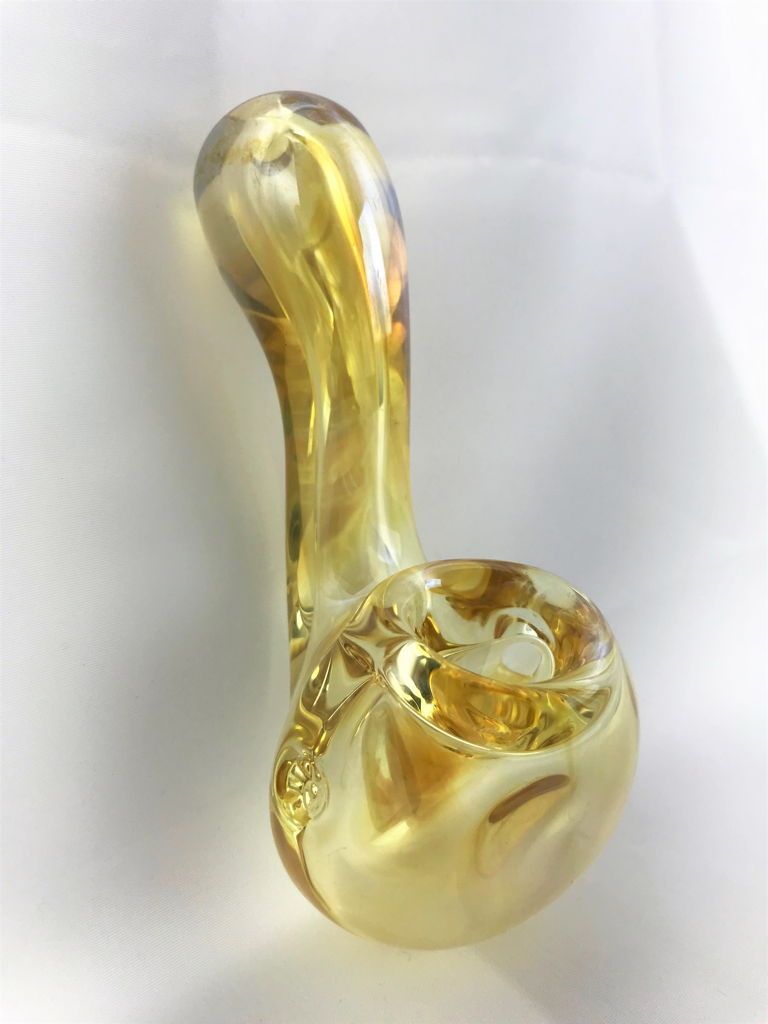 Fumed Sherlock Hand Pipe By Fungal Frequency 