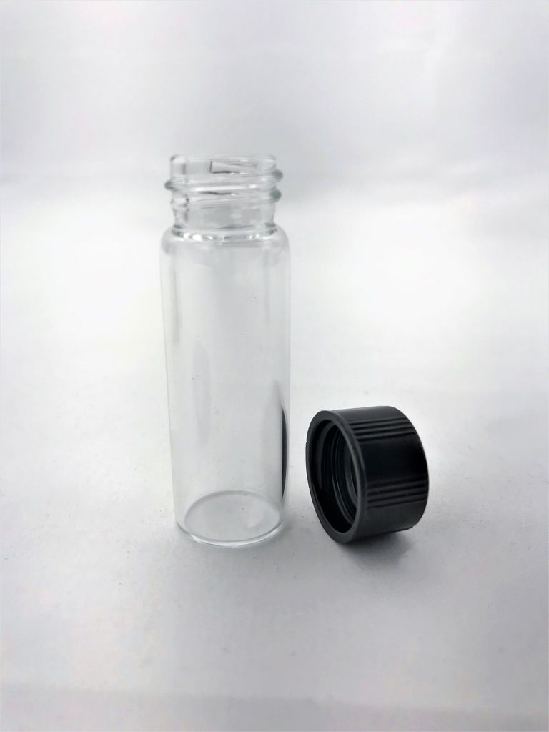 Glass Vial Container With Lid Large