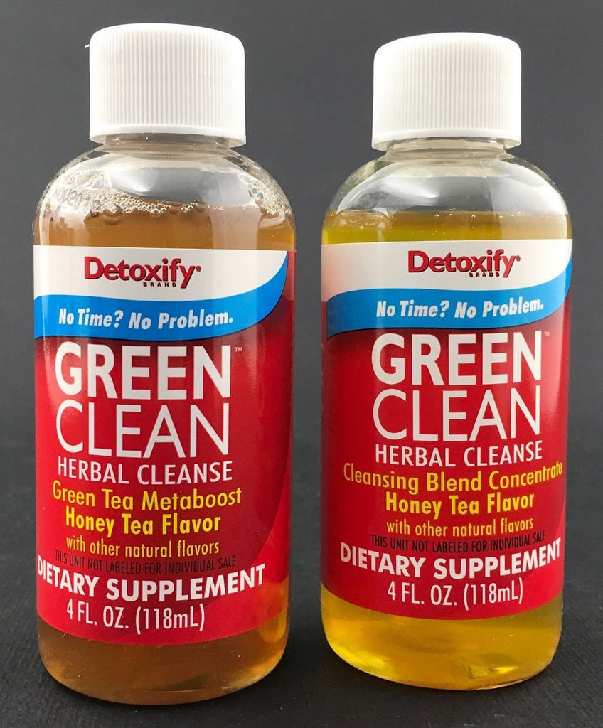 Green Clean Detoxify bottles