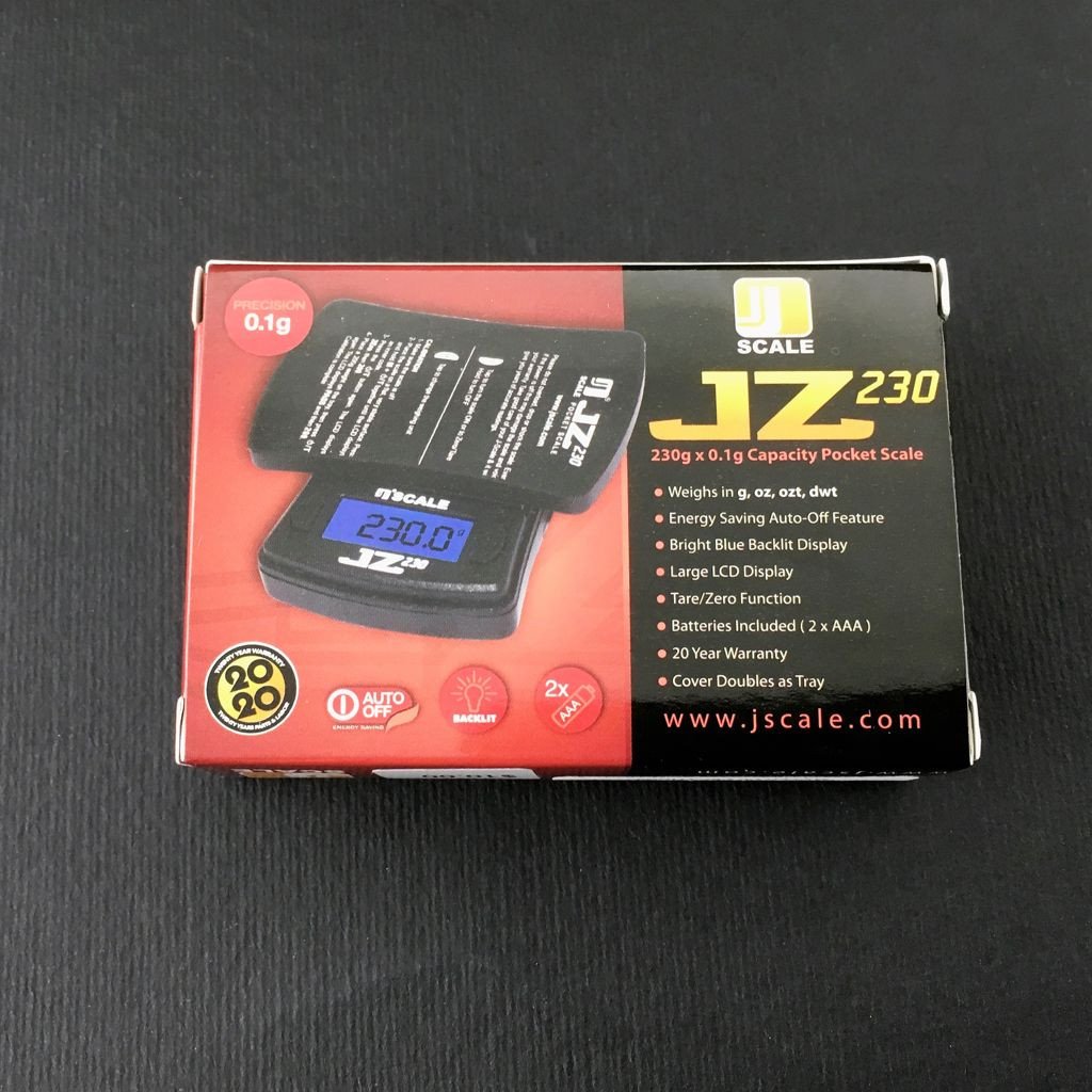 JZ 230 Digital Pocket Scale by J Scale Back