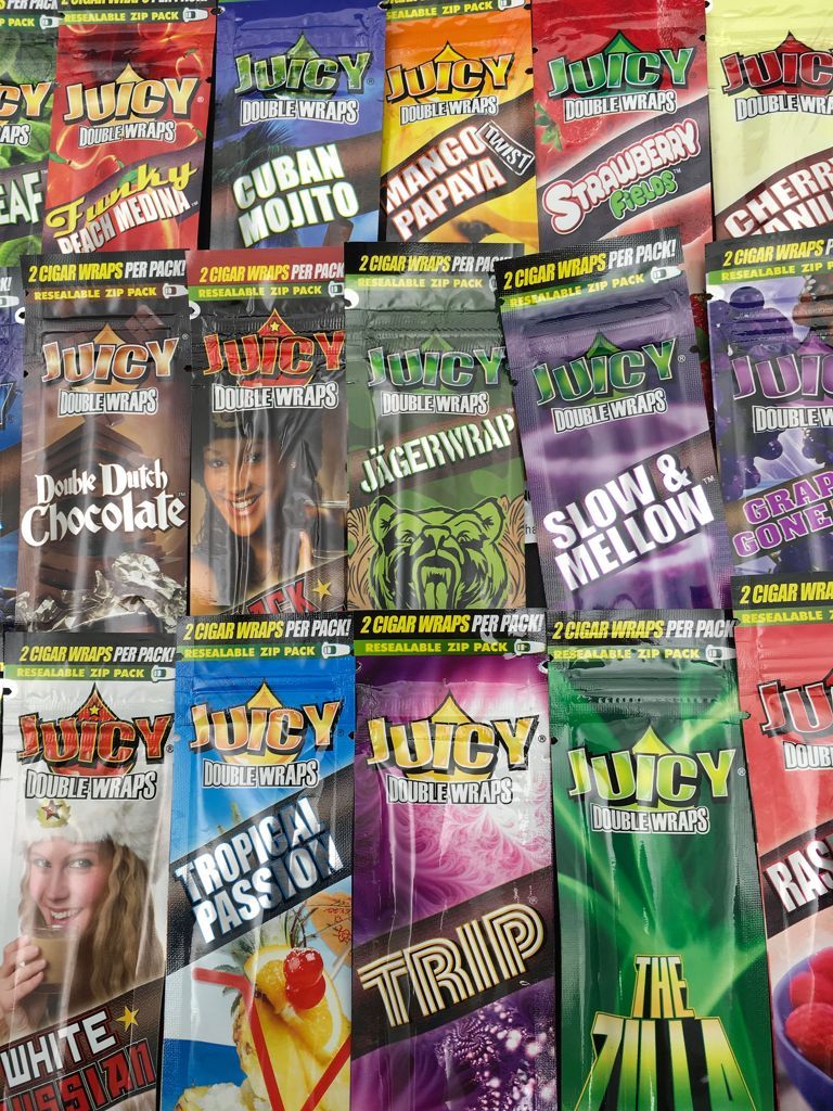 juicy tobacco wraps Jay Hemp Strawberry Juicy Terp Enhanced Hemp Wraps