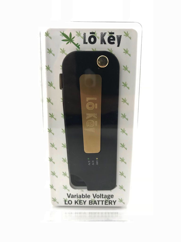 Lo Key Variable Voltage Keychain Vaporizer Battery Gold