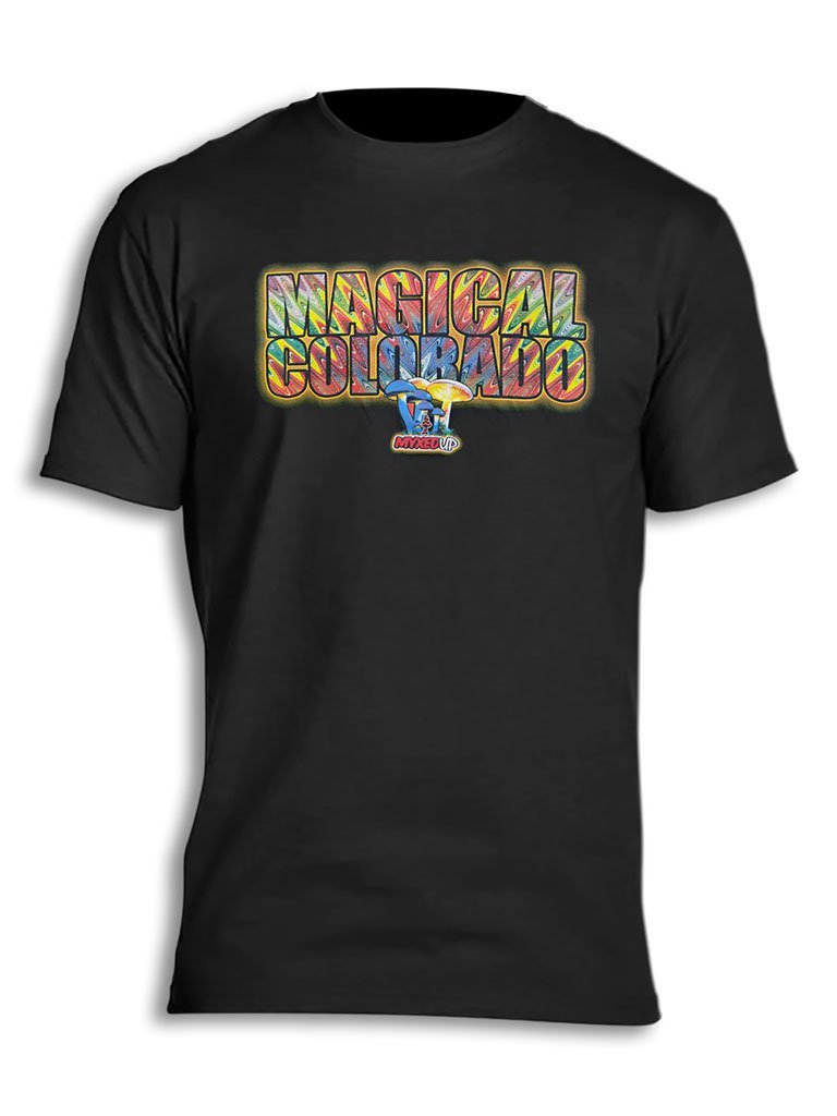 Magical Colorado Mushrooms Myxed Up t-shirt