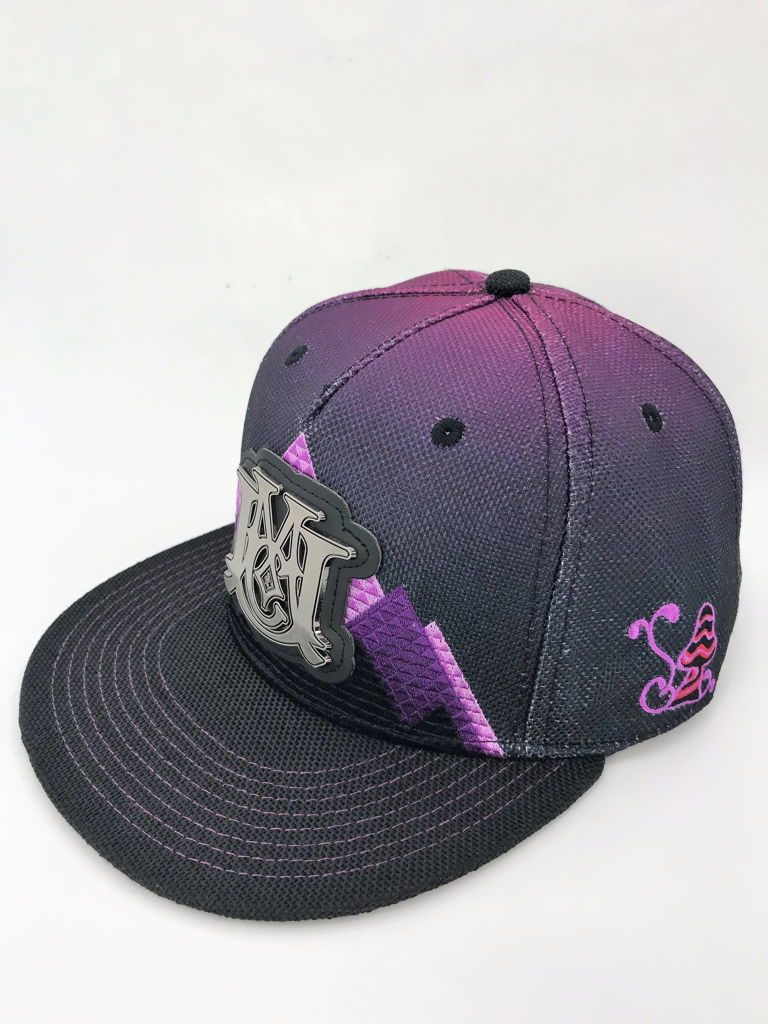 Myxed Up Grassroots Collab Monogram Snap Back Hat Left