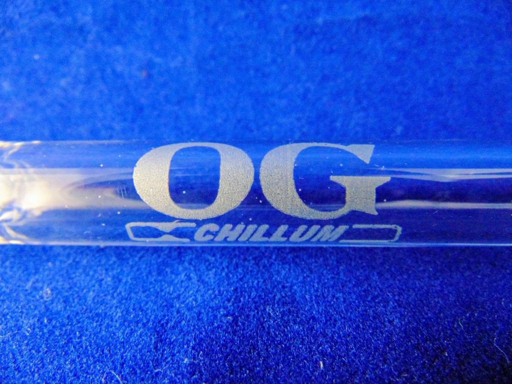OG Chillum glass pipe close logo