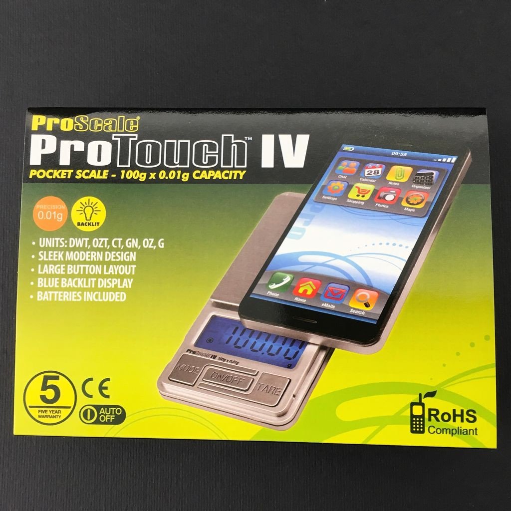 Pro Scale Pro Touch Pocket Scale Box Front