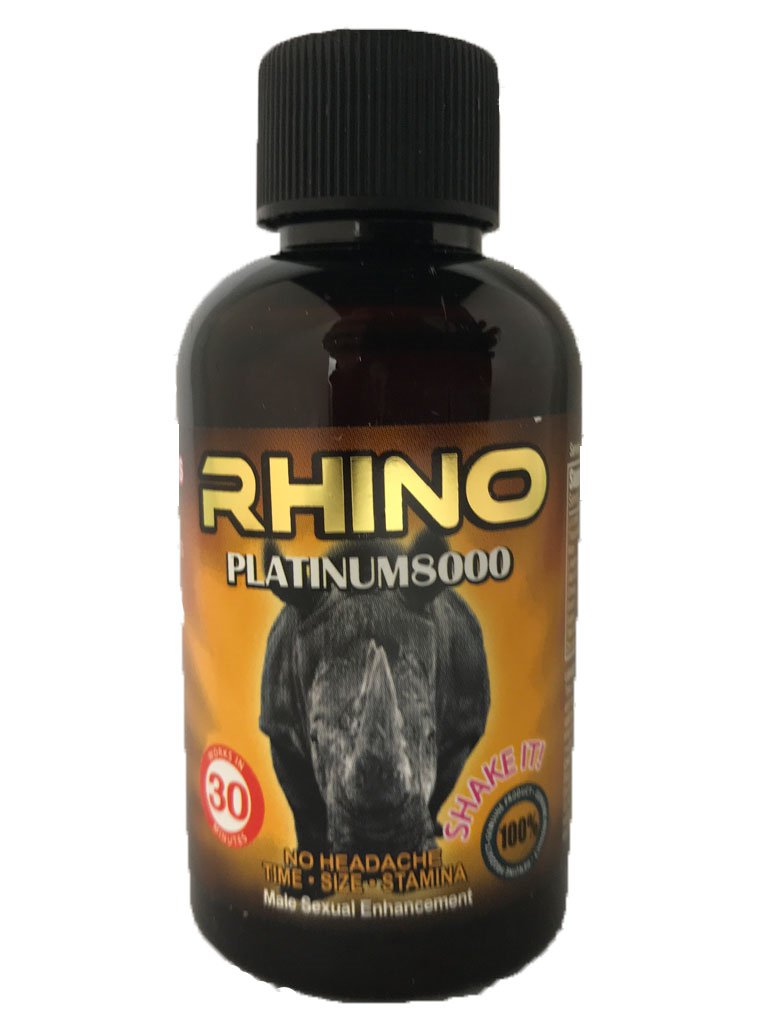 Rhino Platinum 8000 Male Sexual Enhancement Drink