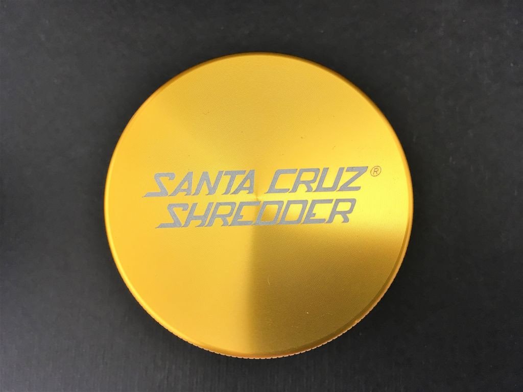 Santa Cruz Shredder large herb grinder gold