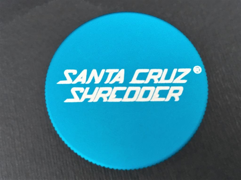 Santa Cruz Shredder large herb grinder teal