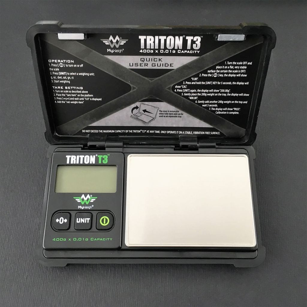 Triton T3 Digital Pocket Scale by My Weigh Open