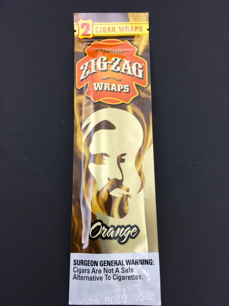 Zig-Zag Cigar Wraps Orange