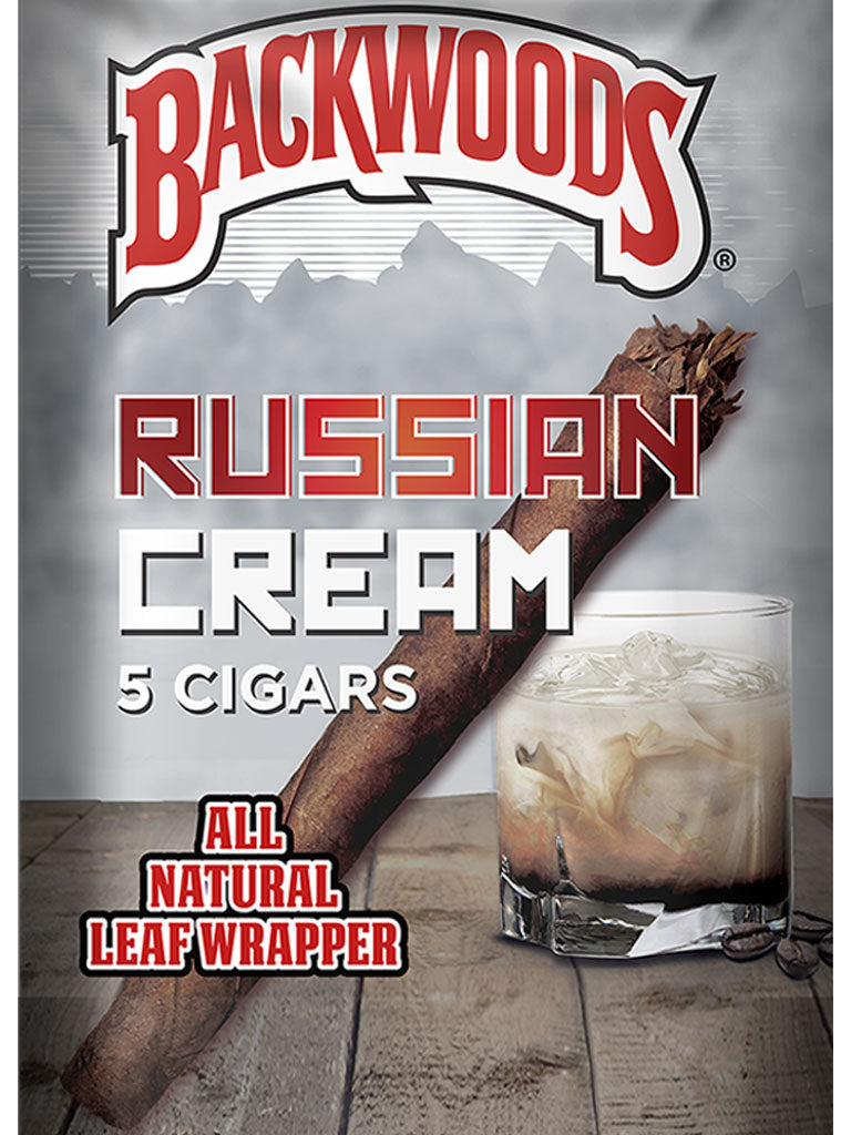 Backwoods Russian Cream Flavor leaf wraps