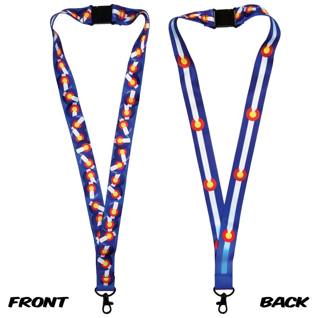 Colorado Flag Lanyard by Myxed Up Creations
