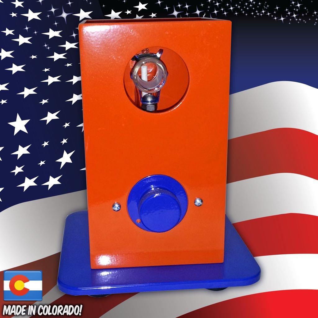 THe Can Desktop Vaporizer System Denver Broncos Orange Blue